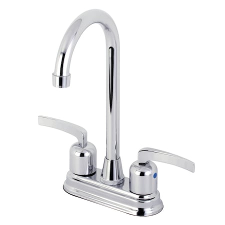 Kingston Brass KB8491EFL Centurion Bar Faucet, Polished Chrome KB8491EFL